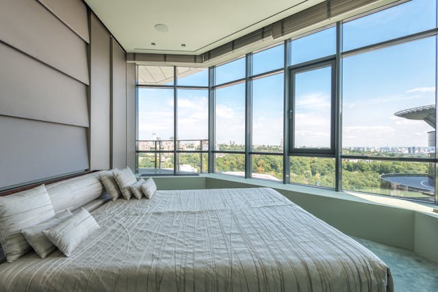 a modern bedroom